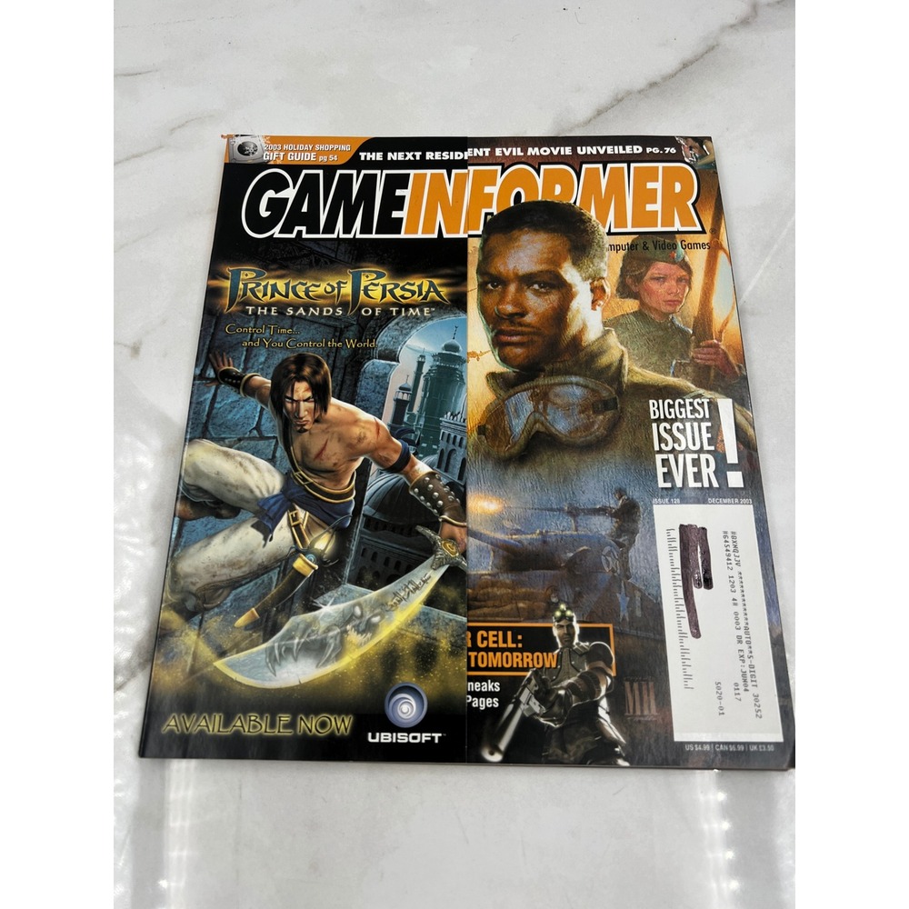 Game Informer Magazine Issue 128 December 2003 Prince of Persia Call of Duty